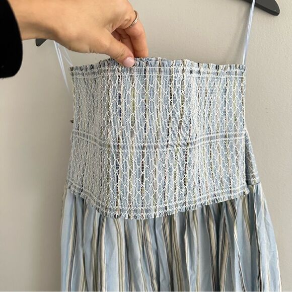 Reformation Haven Top & Skirt Set In Cabana Stripe - Picture 8 of 9